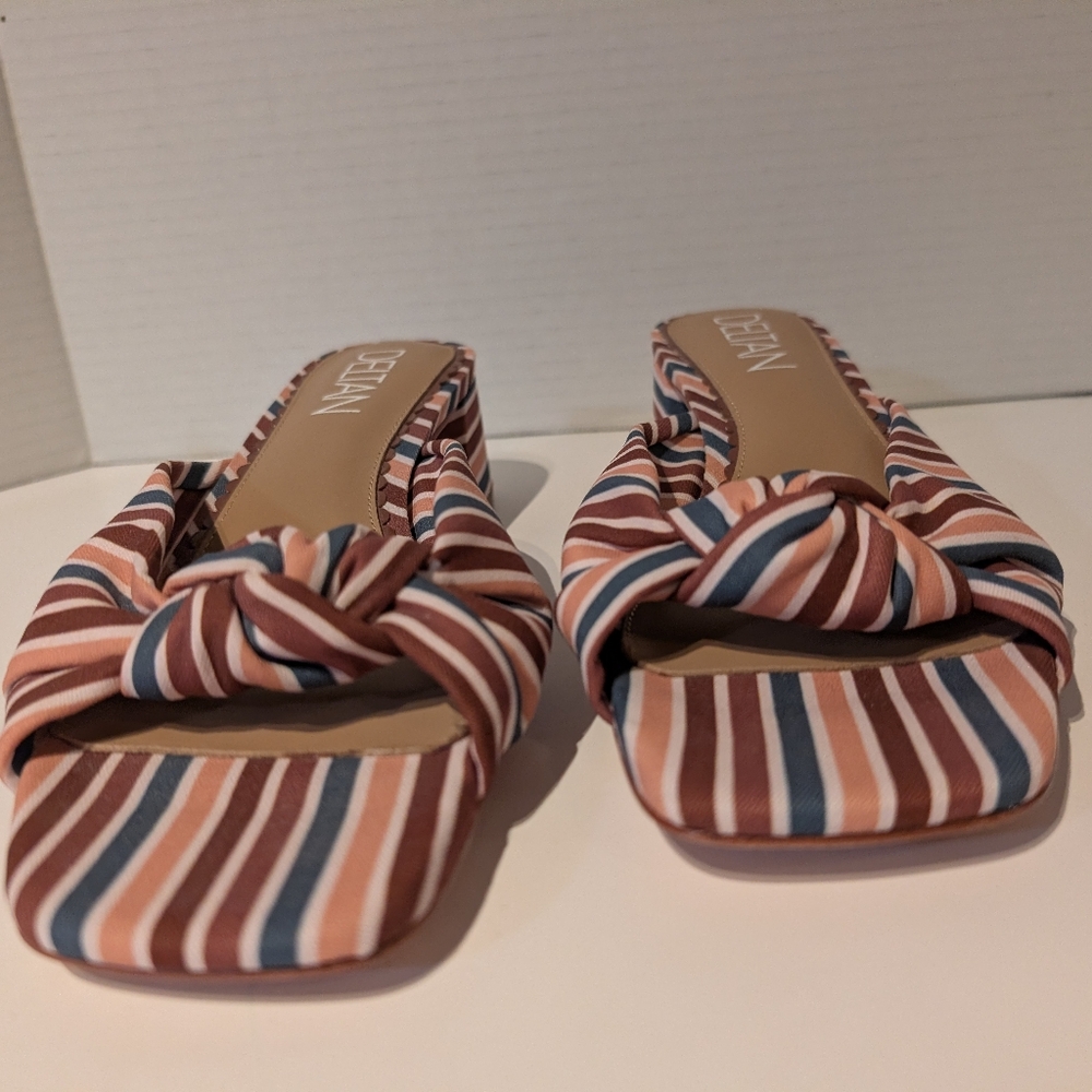 Deltan "Georgie" Striped Sandal Sz. 8.5 - Picture 10 of 11